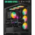 upHere UE2KC6 ARGB CPU Air Cooler - Black